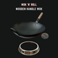 Wok 'n' Roll Pre-Seasoned Wok with Wooden Handle